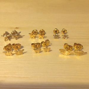 14k Gold Earring Bundle